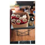 Box of cups/candles and wine glasses