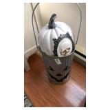 Halloween bucket and decoration