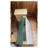 Toy easel and dresser