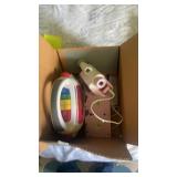 Barbie video camera and playskool cassette player