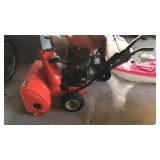 Snow blower. Ariel