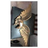Metal eagle decoration