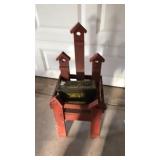 Decorative plant stand and ammo box