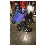 In-line skates W/carrier and pads