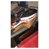 5 Tennis Rackets and 1 racquetball racket