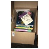 Misc books 2 box lot