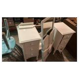 Vintage vanity with 3 way mirror