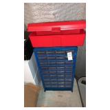 Bin organizer and plastic tool box