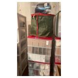Large lot of Christmas decorations in organizers