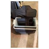 Craft and paint organizer on wheels