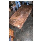 Vintage wooden table 32 inches x 17 inches