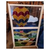 Beautiful Stained Glass Artistry. Approx 5 ft x 4
