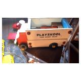 Playskool Take apart truck and wooden blocks