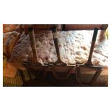 3 vintage wooden tennis racquets