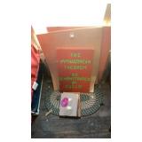 Large homemade books and poster board