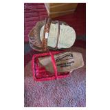 Baskets and burlap