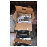 Box lot of apple computer, vcr and other