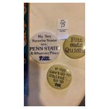 3 Pitt / penn state pins
