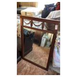 Mahogany mirror