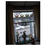 Leaded glass window  22x47