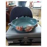11inch Roseville floral bowl