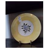 Slangel pottery dish plate & holder