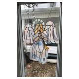 Leaded stained glass angel 24 inches x 20 inches