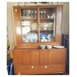 MCM wood hutch - contents not included 53 x 20 x