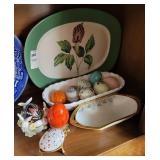 Ceramic eggs MZ Austria dish