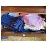 Drawer of napkins and trays