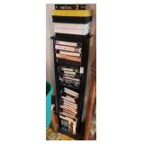 Video cassettes and stand