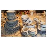 Reading china dinnerware service for 8 plus