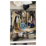 Kitchen drawer contents