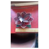 Leaded glass flower