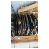 Box lot of stained glass