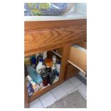 Bathroom vanity contents only