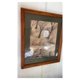 Framed water color Bock