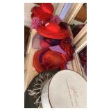 Vintage hats and feathers