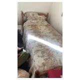 Single bed with mattress