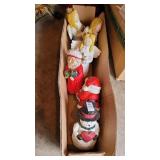 Christmas figures approx 10" tall