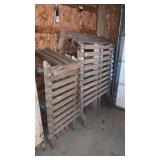 Wooden bush protectors