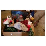 Box lot of  Christmas items