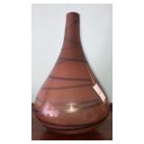 Art glass vase 16" tall