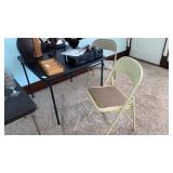 Card table & 2 chairs - contents separate