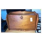 Wooden bread box