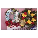 Wreaths, holiday decors lot