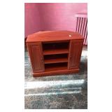 Corner media cabinet/ tv stand