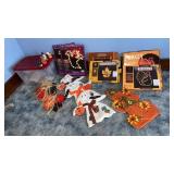 Large Fall halloween decorations lot w/ tub