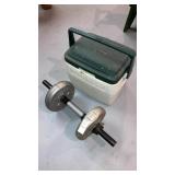 Small hand weight, Personal cooler