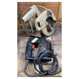 Skil Sabre saw, B&D circular saw both working